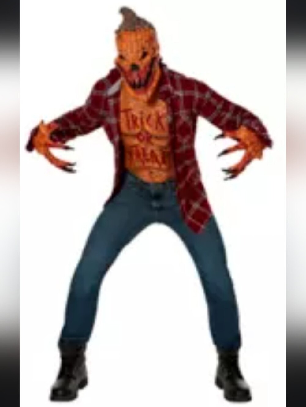 Spirit Halloween Scary Pumpkin Costume Set